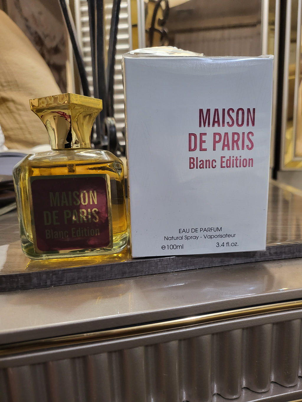 Maison De Paris Blanc by Fragrance Couture Box for Women 3.4 Oz Eau De Parfum