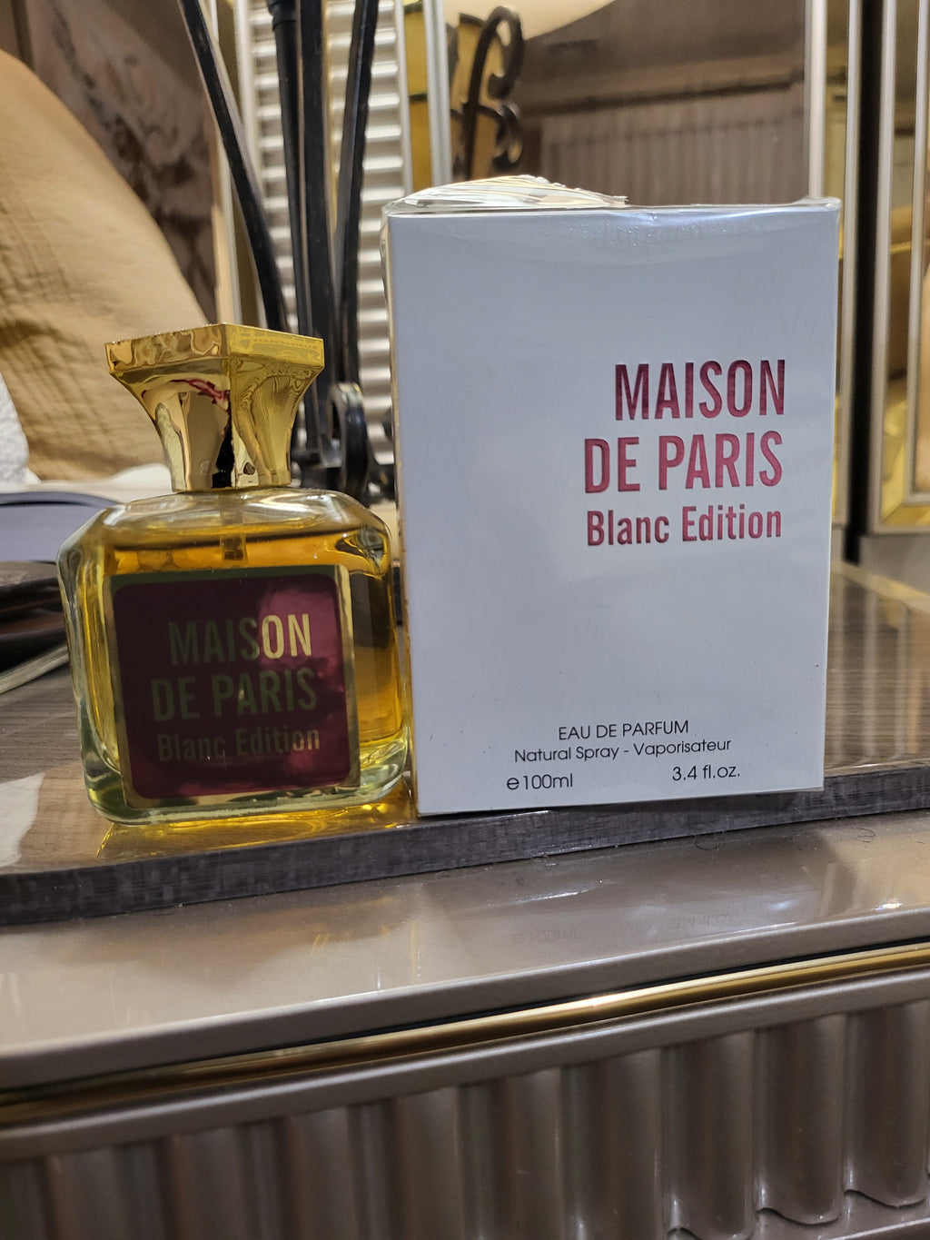 Maison De Paris Blanc by Fragrance Couture Box for Women 3.4 Oz Eau De Parfum