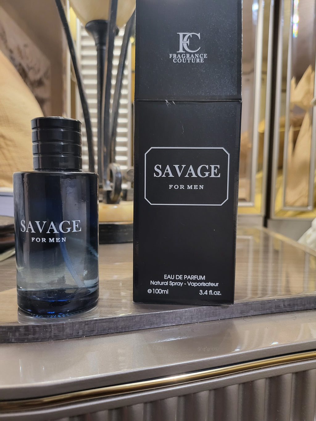 Savage by Fragrance Couture 3.4oz Eau De Parfum Men New Sealed Box