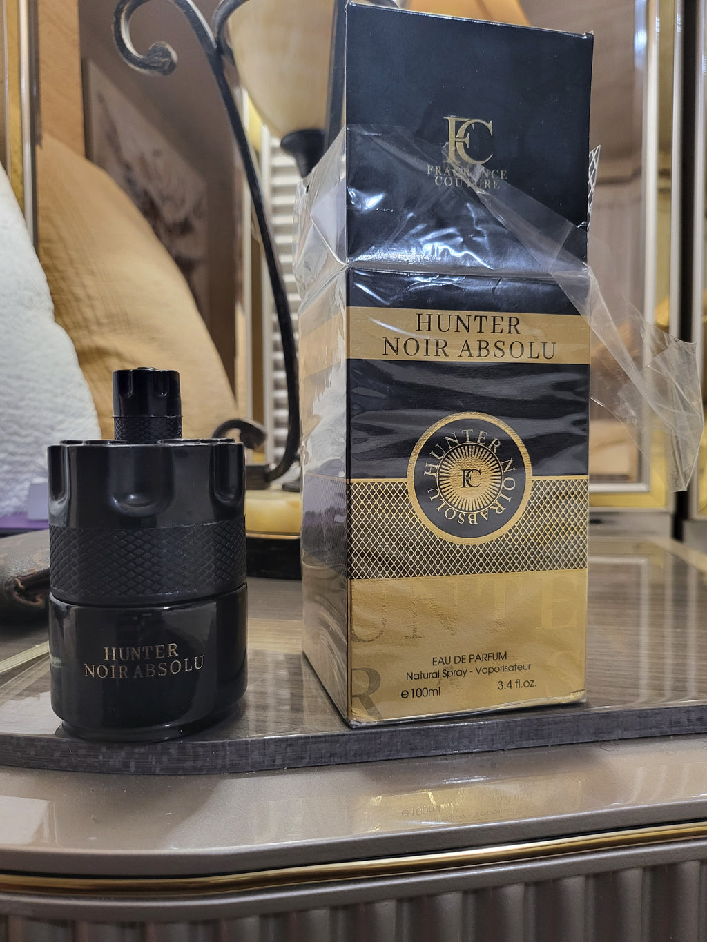 FRAGRANCE COUTURE HUNTER NOIR ABSOLU MENS 3.4 OZ EAU DE PARFUM SPRAY