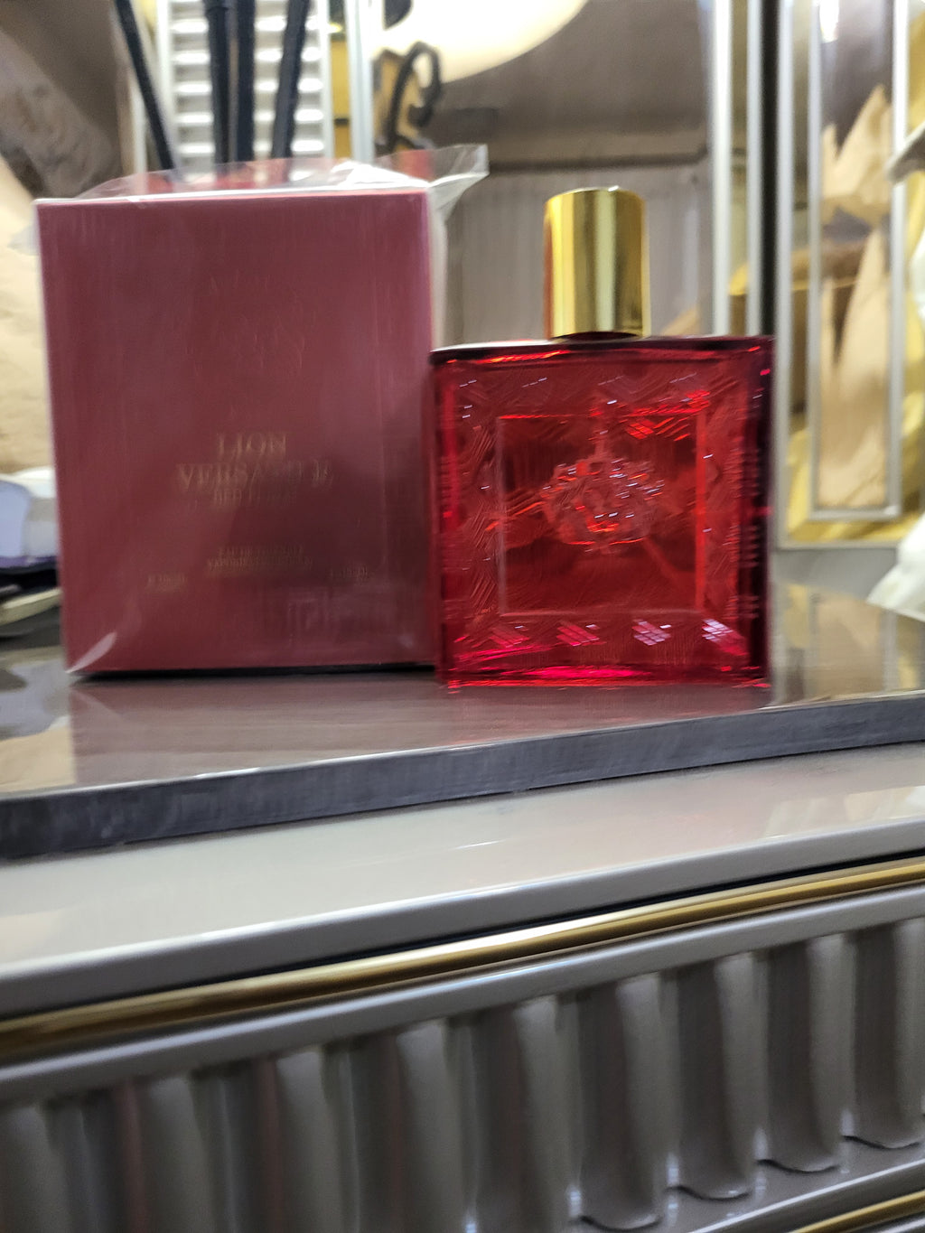 Lion Versatile Red Flame by EBC 3.4oz Eau De Toilette Men  New Sealed Box