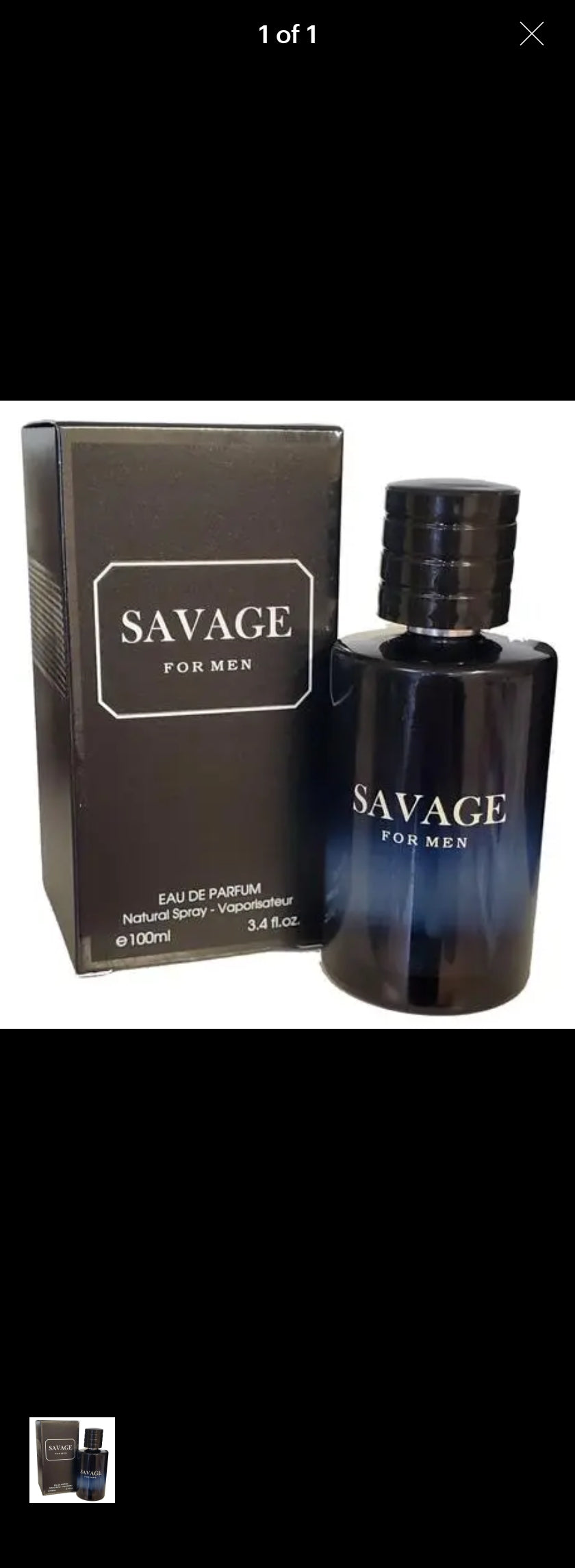 Savage by Fragrance Couture 3.4oz Eau De Parfum Men New Sealed Box