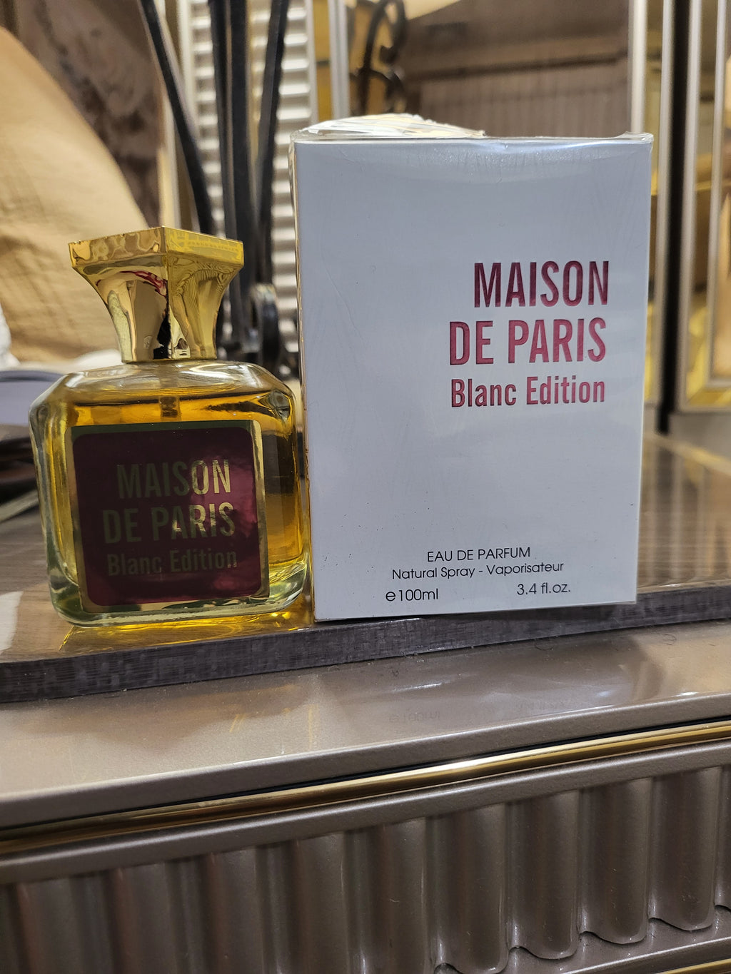 Maison De Paris Blanc by Fragrance Couture Box for Women 3.4 Oz Eau De Parfum