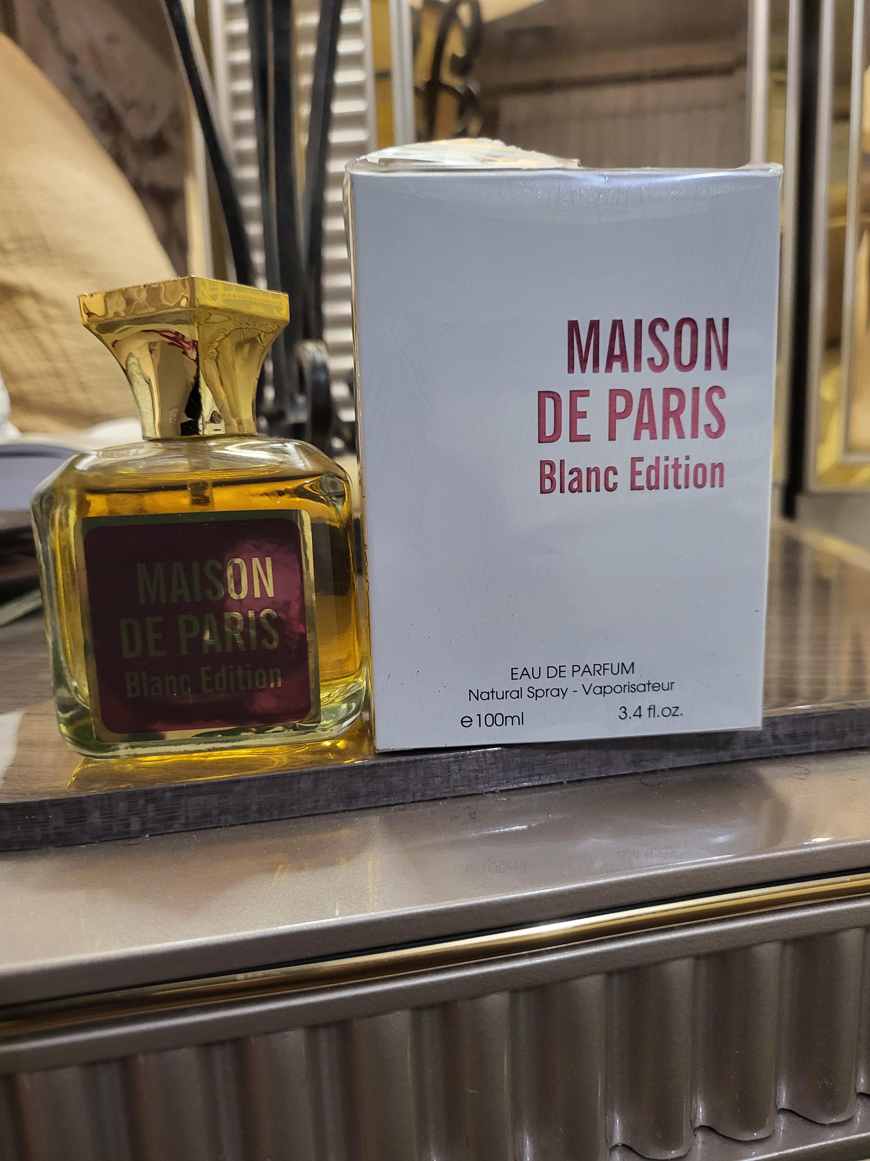 Maison De Paris Blanc by Fragrance Couture Box for Women 3.4 Oz Eau De Parfum